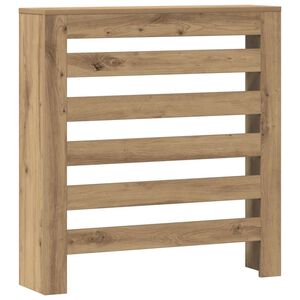 vidaXL L&auml;mp&ouml;patterin suoja artesaanitammi 78x20x82 cm tekninen puu