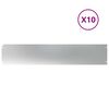 vidaXL Nurmikon reunalistat 10 kpl 20x103 cm galvanoitua ter&auml;st&auml;