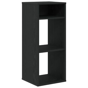 vidaXL Kirjahylly musta 34x31x80 cm lastulevy