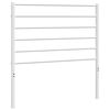 vidaXL Metallinen vaihtop&auml;&auml;ty valkoinen 100 cm