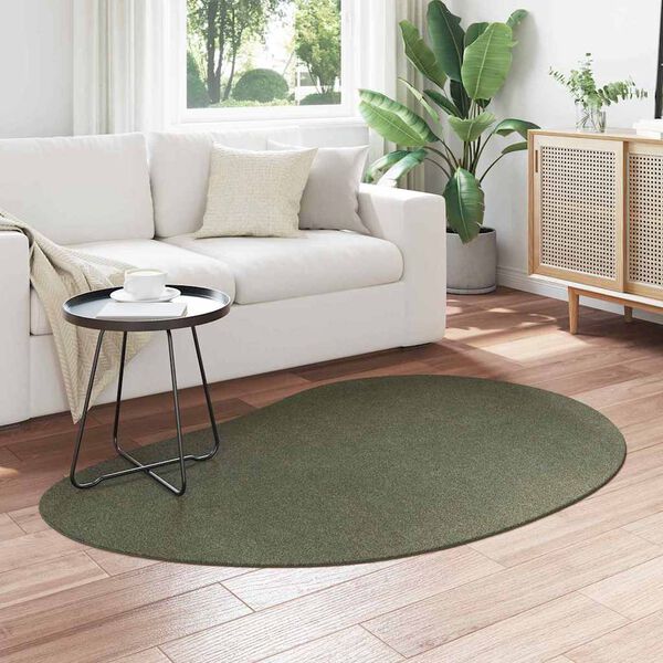 vidaXL Alue matot HUARTE Mets&auml;nvihre&auml; 120 x 170 cm Polyesteri