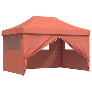 vidaXL Juhlateltta Terrakotta 279 x 410 x 315 cm Oxford-kangas