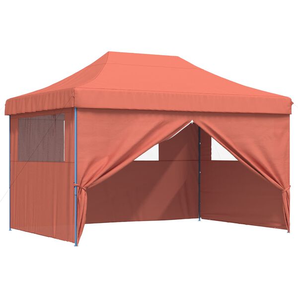 vidaXL Juhlateltta Terrakotta 279 x 410 x 315 cm Oxford-kangas