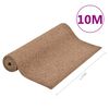 vidaXL Keinonurmi nastoilla 10x1,33 m beige