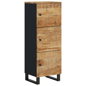 vidaXL Senkki 3 ovella 40x33x110 cm t&auml;ysi mangopuu ja rauta