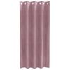vidaXL Pimennysverhot 2 pcs Tumma vaaleanpunainen 140 x 175 cm Sametti