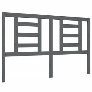 vidaXL S&auml;ngynp&auml;&auml;ty harmaa 146x4x100 cm t&auml;ysi m&auml;nty