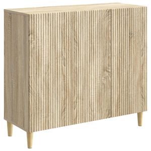 vidaXL Sivup&ouml;yt&auml; Sonoma-tammi 89 x 34,5 x 80 cm Tekninen puu