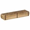 vidaXL Tarjotin Ruskea 57 x 15 x 9 cm Kierr&auml;tetty massiivinen puu