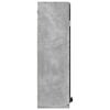 vidaXL Kylpyhuoneen peilikaappi betoninharmaa 64x20x66,5 cm lastulevy