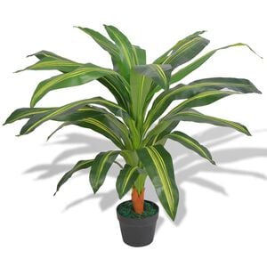 vidaXL Tekokasvi ruukulla traakkipuu 90 cm vihre&auml;