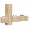 vidaXL 5-osainen TV-kaappisarja Sonoma-tammi tekninen puu