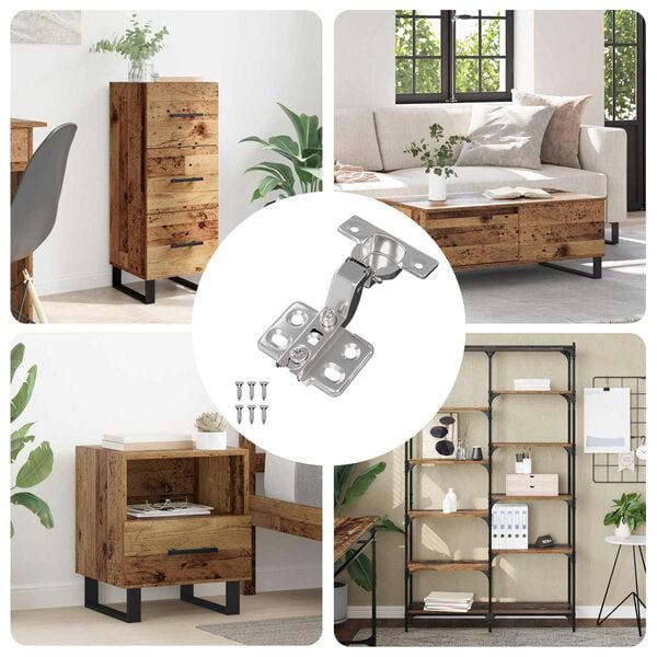 vidaXL Sarana 254 pcs Nikkeli 26 mm Rauta