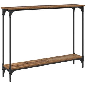 vidaXL Konsolip&ouml;yt&auml; Vanha Puu 100 x 22,5 x 75 cm Tekninen puu