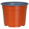 vidaXL Py&ouml;re&auml; kukkaruukku 50 kpl Terrakotta &Oslash; 10 x 8 cm Muovi