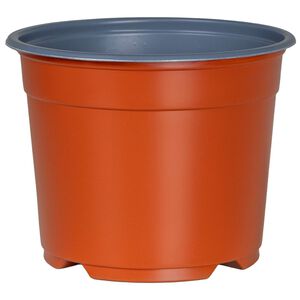 vidaXL Py&ouml;re&auml; kukkaruukku 50 kpl Terrakotta &Oslash; 10 x 8 cm Muovi