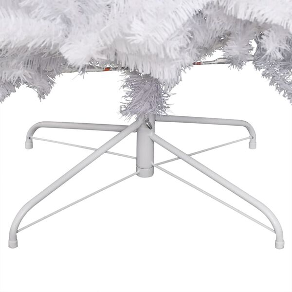 vidaXL Tekojoulukuusi saranoilla ja lumihuurteella 270 cm