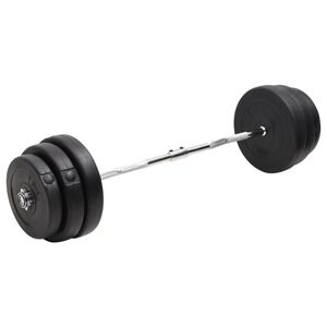 vidaXL Hauistanko levypainoilla 90 kg