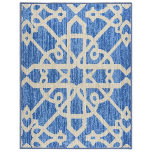 vidaXL K&auml;yt&auml;v&auml;matto sininen 80x100 cm