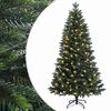 vidaXL Salkomallinen tekoinen joulukuusi 120 cm 150 LEDi&auml;