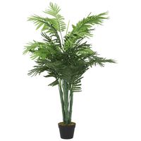 vidaXL Tekokasvi palmupuu 18 lehteä 80 cm vihreä