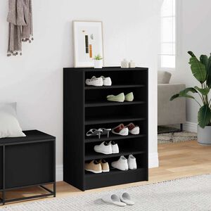 vidaXL Kenk&auml;kaappi musta 60x35x92 cm tekninen puu