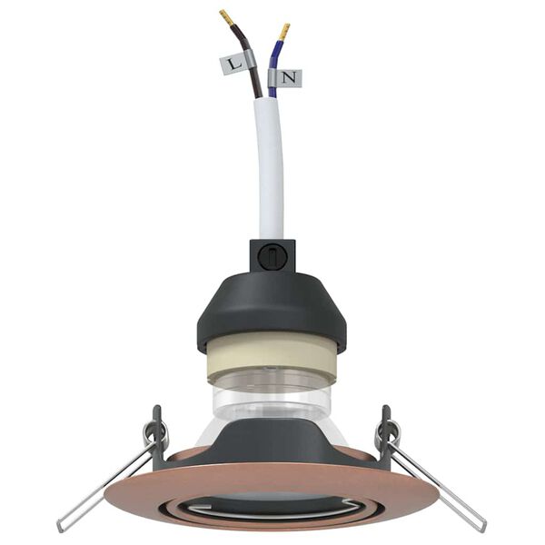 vidaXL Kohdevalo 12 pcs Kupari 9 x 9 x 2.5 cm Metalli