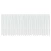 vidaXL Verkkoverho verhoilla Valkoinen 160 x 600 cm Polyesteri