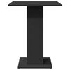 vidaXL Bistropöytä musta 60x60x75 cm tekninen puu