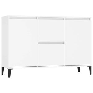 vidaXL Senkki valkoinen 102x35x70 cm tekninen puu