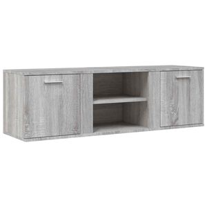 vidaXL TV-taso harmaa Sonoma 120x34x37 cm lastulevy
