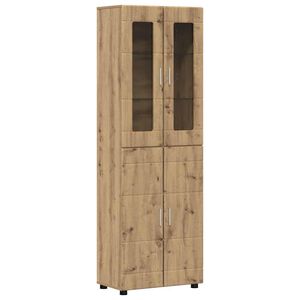 vidaXL Korkea kaappi FLORIN 60 x 35 x 182 cm Artisan tammi
