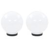 vidaXL LED-pallovalaisimet 2 kpl 20 cm akryyli
