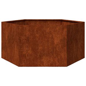 vidaXL Kukkalaatikko ruoste 90x90x45 cm Corten ter&auml;s