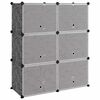 vidaXL Kenk&auml;teline musta 84,5x31x93,5 cm PP