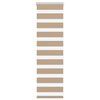 vidaXL Seepraverho hiekanruskea 50x100 cm kangas leveys 45,9 cm polyesteri