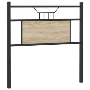vidaXL Vaihdettava s&auml;ngynp&auml;&auml;ty Sonoma-tammi 80 cm tekninen puu ja ter&auml;s