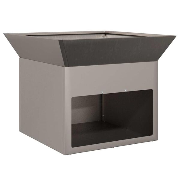 vidaXL Tulisija Ruosteinen 50 x 50 x 40 cm Kulunut ter&auml;s