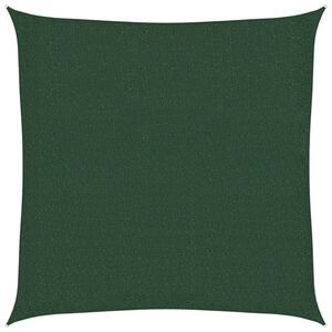 vidaXL Aurinkopurje 160 g/m&sup2; tummanvihre&auml; 2,5x2,5 m HDPE