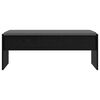 vidaXL Halli penkki tyynyll&auml; Musta tammi. 103 x 38 x 40 cm