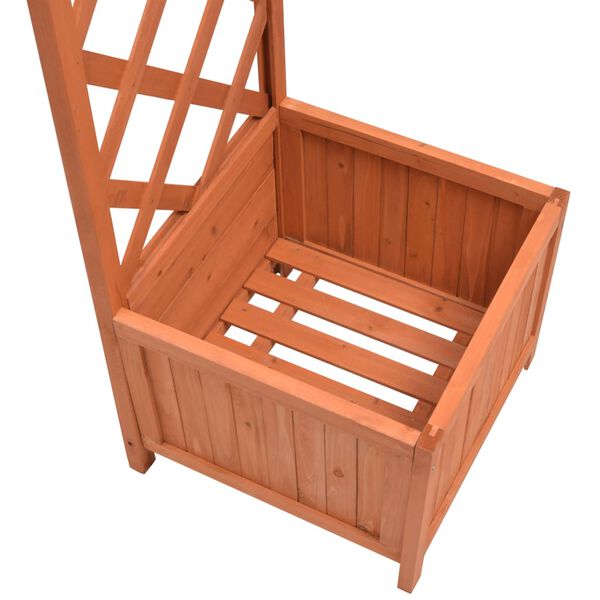 vidaXL Ruusukaari kukkalaatikoilla ja s&auml;leik&ouml;ill&auml; 180x40x205 cm