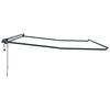 vidaXL Manuaalinen markiisin runko LED-valoilla Antrasiitti 4 &times; 3 m