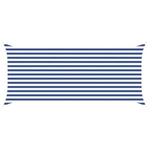 vidaXL Aurinkosuojapurje Sininen ja valkoinen 4,5 x 2 m