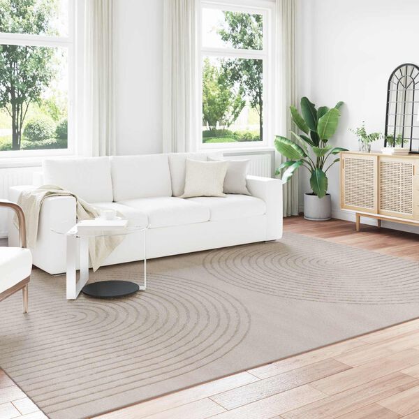 vidaXL Alue matot Suorakaide HUARTE Beige 340 x 240 cm Polyesteri