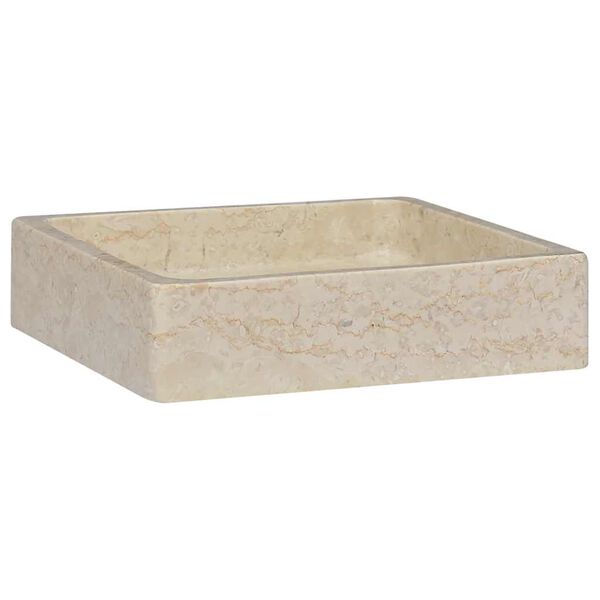 vidaXL Pesuallas kerma 40x40x10 cm marmori
