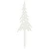 vidaXL Puutarhakeppi 20 x 6 cm Ter&auml;s valkoinen