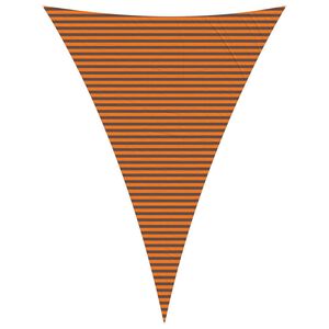 vidaXL Aurinkosuojapurje Oranssi ja ruskea 5 x 7 x 7 m