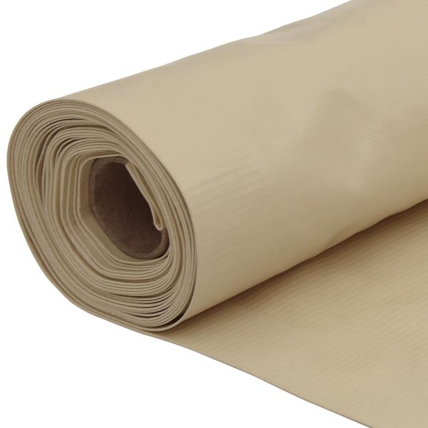 vidaXL Parvekkeen suoja beige 90x300 cm Oxford kangas