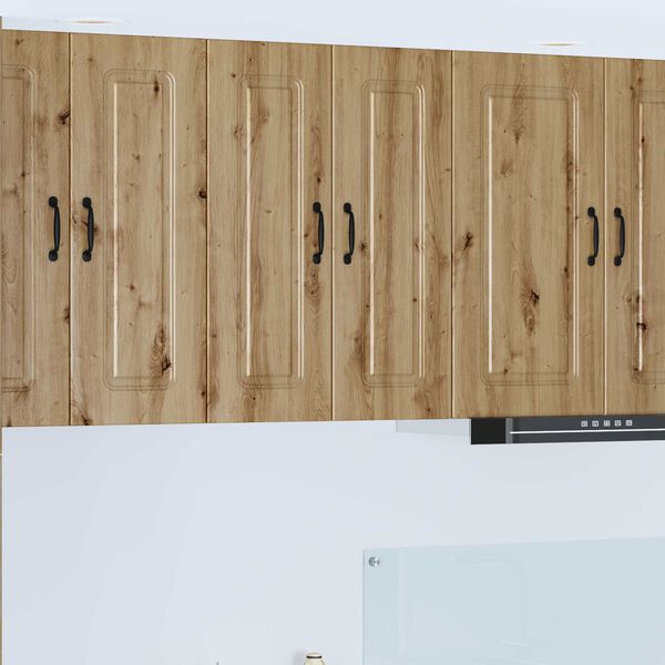 vidaXL Keitti&ouml;kaappi Kalmar 2 pcs Artisan tammi 30 x 31 x 80 cm