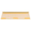 vidaXL Porrasmatot 15 kpl 65x21x4 cm vaaleanbeige suorakaiteen muotoinen reuna
